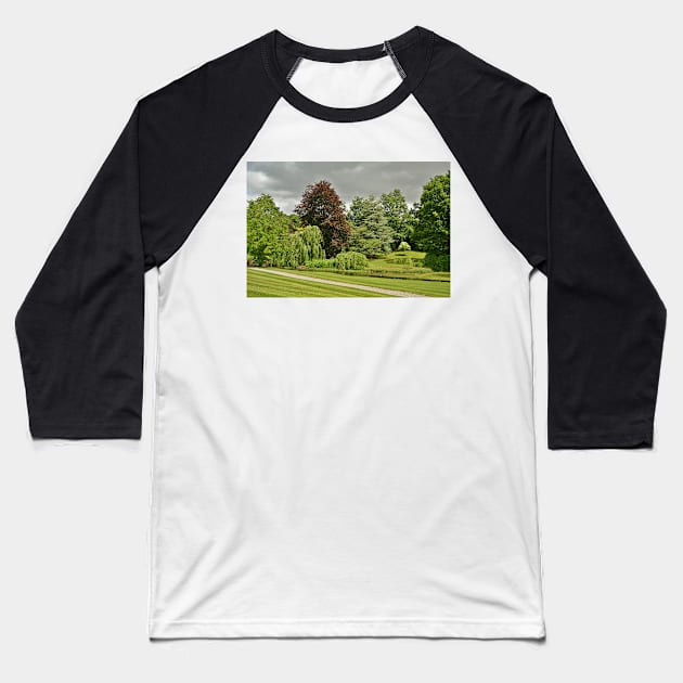 An English Country Garden Baseball T-Shirt by AlexaZari